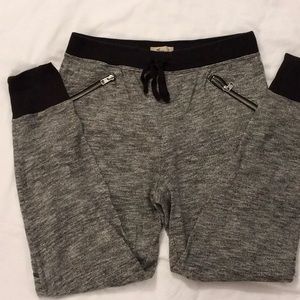 Grey and Black Joggers